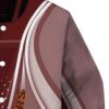customized washington commanders wave patterns burgundy jacket premium grade