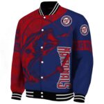 customized washington nationals fishing rod blue jacket best selling