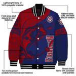 customized washington nationals fishing rod blue jacket best selling