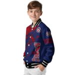customized washington nationals fishing rod blue jacket best selling