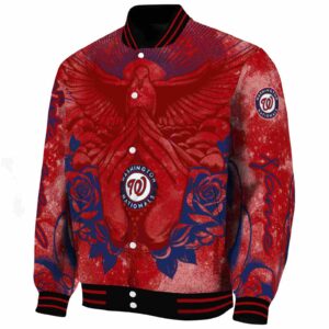customized washington nationals praying hands red jacket best selling