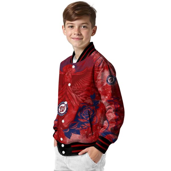customized washington nationals praying hands red jacket trendy