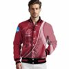customized washington state cougars wave patterns crimson jacket high quality