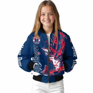customized washington wizards fishing passion blue white jacket top rated
