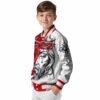 customized wisconsin badgers jesus tears red white jacket trendy
