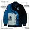 dallas mavericks hexagonal pattern blue black jacket new arrival