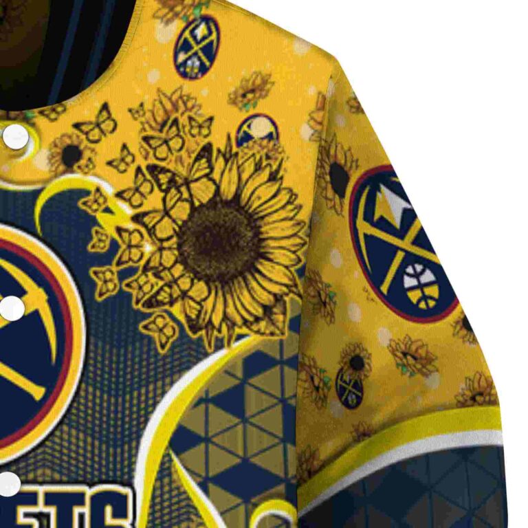 denver nuggets sunflower bloom blue yellow jacket premium grade