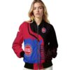detroit pistons hexagonal pattern red black jacket latest model