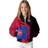 detroit pistons hexagonal pattern red black jacket top rated
