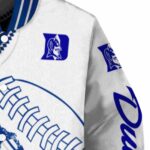 duke blue devils baseball stitching white jacket best selling