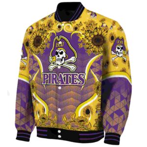 east carolina pirates sunflower bloom purple yellow jacket best selling