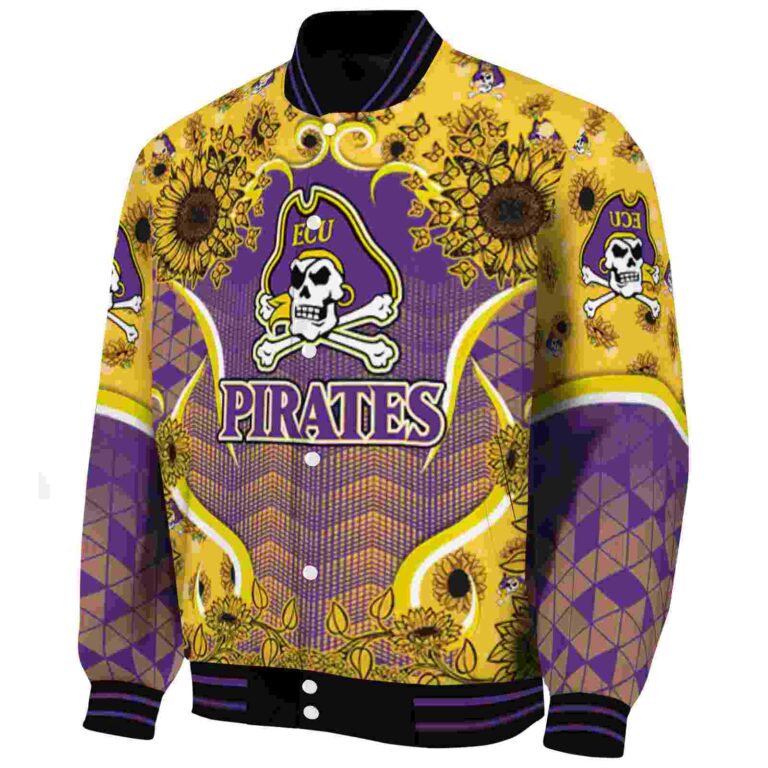 east carolina pirates sunflower bloom purple yellow jacket best selling