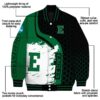 eastern michigan eagles hexagonal pattern green black jacket new arrival