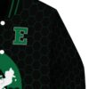 eastern michigan eagles hexagonal pattern green black jacket premium grade
