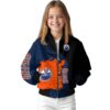 edmonton oilers hexagonal pattern blue black jacket top rated