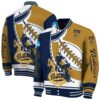 fiu panthers baseball stitching gold white jacket fashion forward