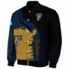 fiu panthers hexagonal pattern blue black jacket best selling