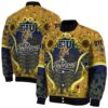 fiu panthers sunflower bloom blue yellow jacket fashion forward