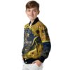 fiu panthers sunflower bloom blue yellow jacket trendy