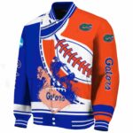 florida gators baseball stitching orange white jacket best selling