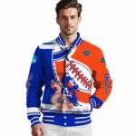 florida gators baseball stitching orange white jacket best selling