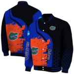 florida gators hexagonal pattern blue black jacket best selling