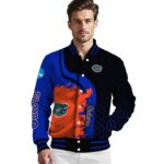 florida gators hexagonal pattern blue black jacket best selling