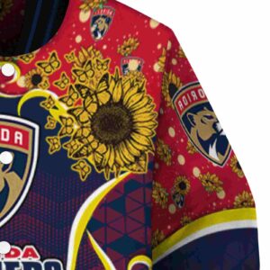 florida panthers sunflower bloom red yellow jacket premium grade
