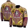 florida state seminoles sunflower bloom garnet yellow jacket fashion forward