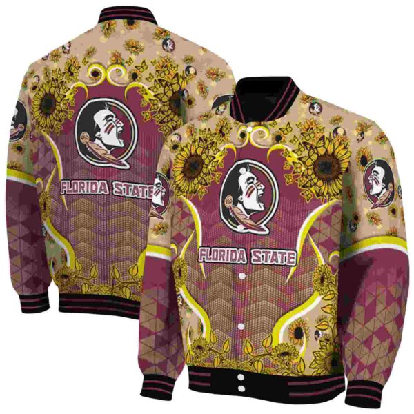 florida state seminoles sunflower bloom garnet yellow jacket fashion forward