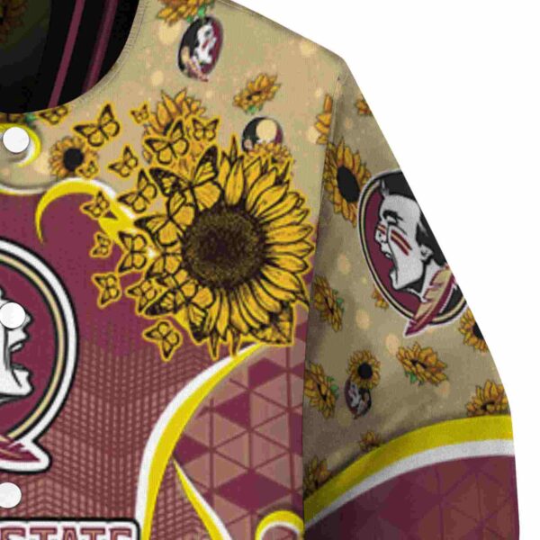 florida state seminoles sunflower bloom garnet yellow jacket premium grade