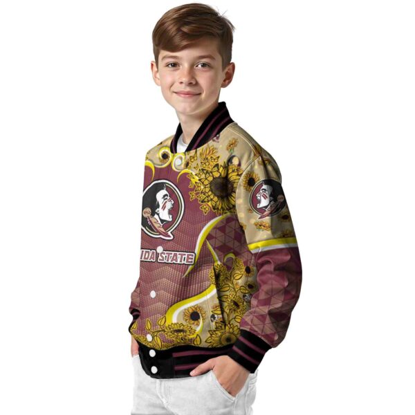 florida state seminoles sunflower bloom garnet yellow jacket trendy