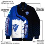 georgia state panthers hexagonal pattern blue black jacket best selling