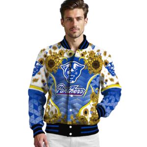georgia state panthers sunflower bloom blue yellow jacket high quality