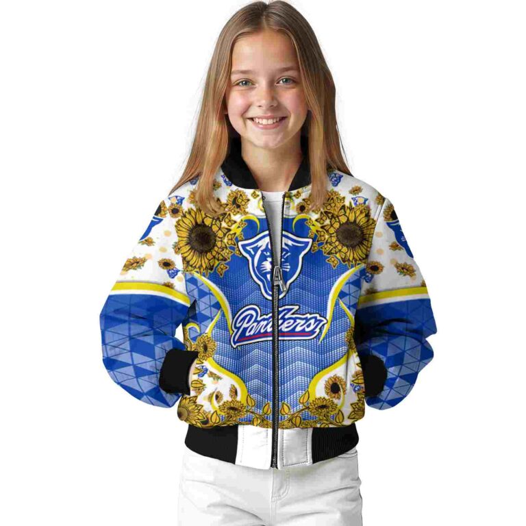georgia state panthers sunflower bloom blue yellow jacket top rated