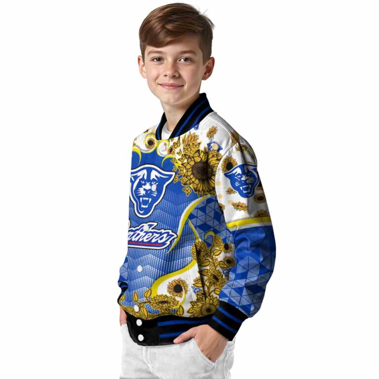 georgia state panthers sunflower bloom blue yellow jacket trendy