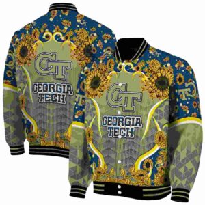 georgia tech yellow jackets sunflower bloom gold yellow jacket fashion forward
