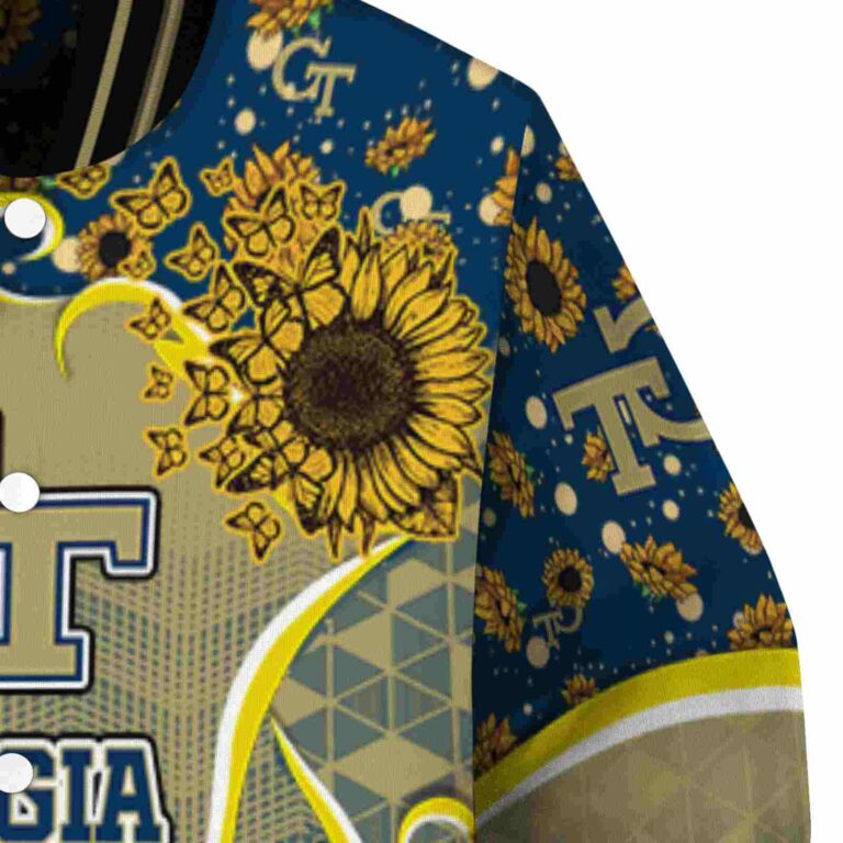 georgia tech yellow jackets sunflower bloom gold yellow jacket premium grade