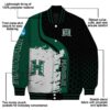 hawaii rainbow warriors hexagonal pattern green black jacket new arrival