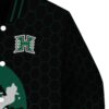 hawaii rainbow warriors hexagonal pattern green black jacket premium grade