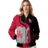 houston cougars hexagonal pattern red black jacket latest model