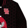 houston cougars hexagonal pattern red black jacket premium grade