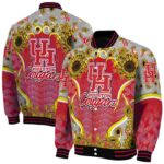 houston cougars sunflower bloom red yellow jacket best selling