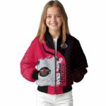 houston rockets hexagonal pattern red black jacket best selling