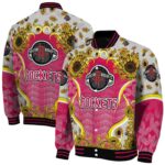 houston rockets sunflower bloom red yellow jacket best selling
