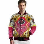 houston rockets sunflower bloom red yellow jacket best selling
