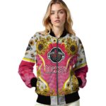 houston rockets sunflower bloom red yellow jacket best selling