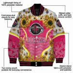 houston rockets sunflower bloom red yellow jacket best selling