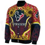 houston texans sunflower bloom blue yellow jacket best selling