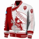 indiana hoosiers baseball stitching cream white jacket best selling